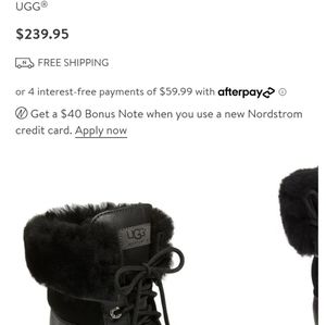 UGG leather butte waterpoof